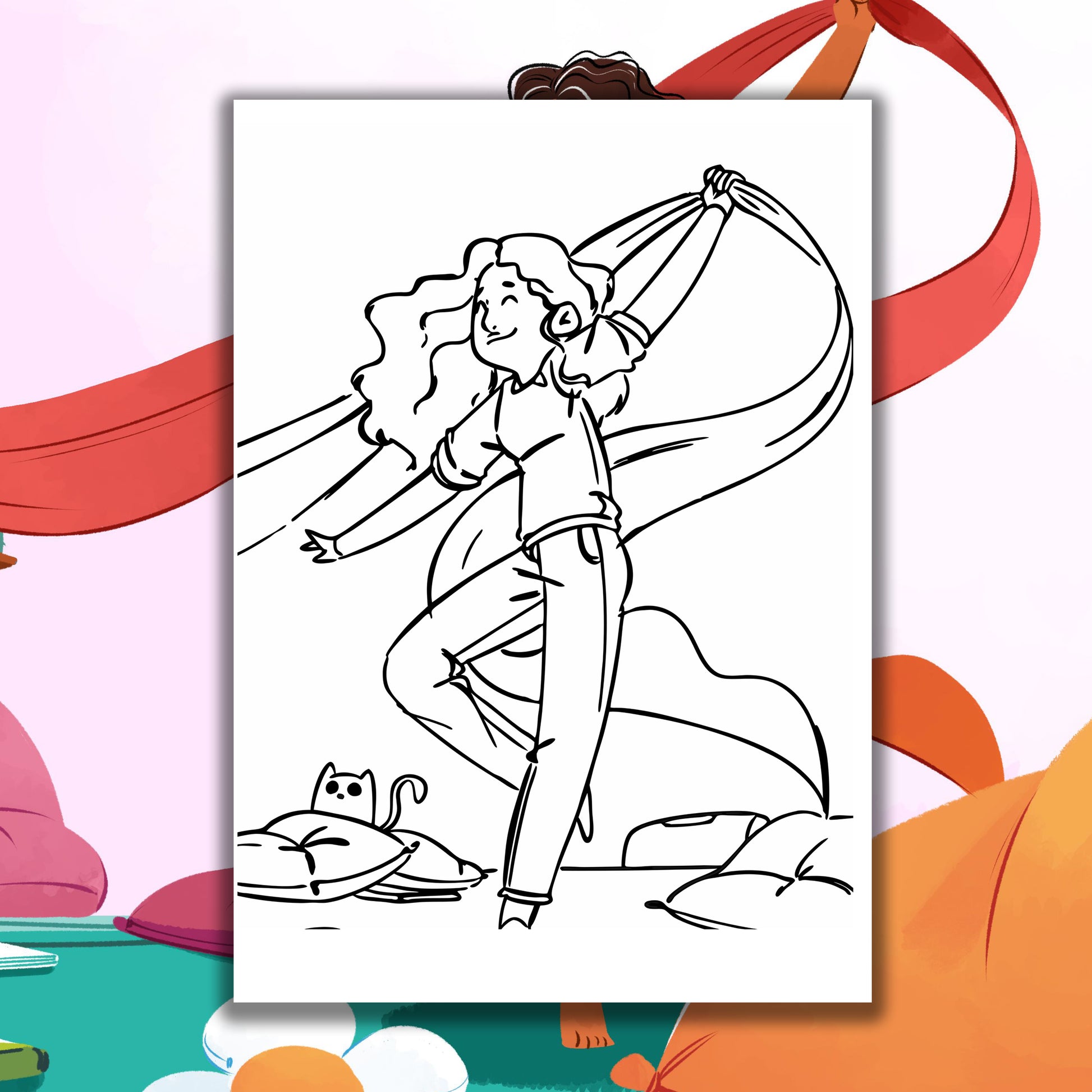 Colouring Book: Nia's Family
