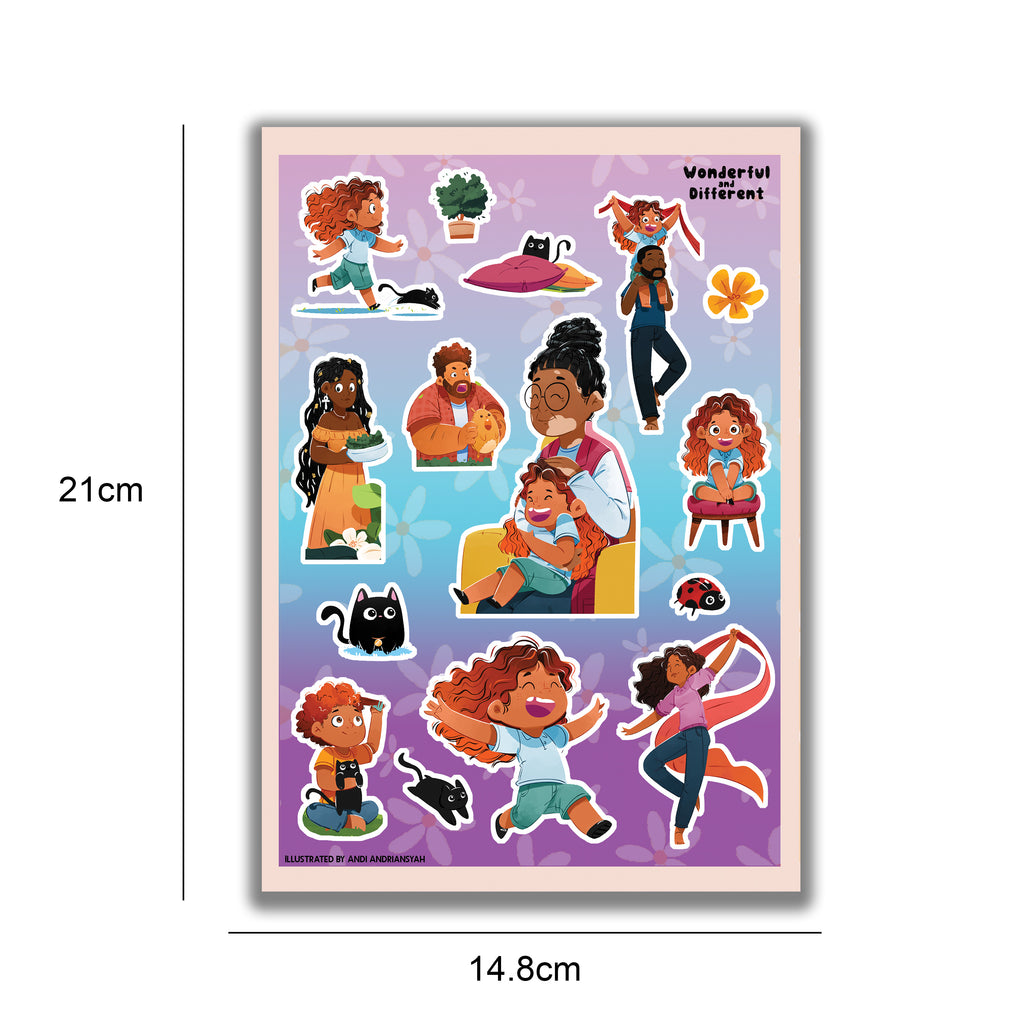 Sticker Sheet: Nia’s Family